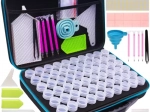Set di accessori per pittura con diamanti in custodia rigida