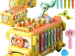 Autobus Interattivo Montessori 6 in 1 per bambini da 18 mesi