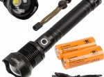 Torcia tattica militare Bailong XHP90 con Power Zoom