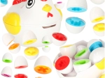 Puzzle educativo Gallina con smistatore di forme delle uova