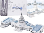 3D Puzzle Campidoglio USA 132 pezzi
