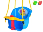 Altalena di sicurezza per bambini con schienale e barra a T, 35 × 38 × 34 cm, fino a 20 kg
