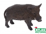 Figurina di cinghiale della collezione di animali dipinti a mano