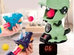 Gioco interattivo Sparatoria ai Dinosauri con pistole e palline