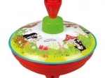Trottola girevole Krtek con design in metallo/plastica
