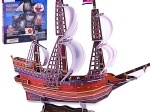 Puzzle 3D nave Golden Hind, 108 pezzi
