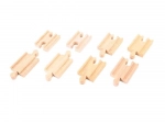 Giunzioni in legno per binari 7 cm (8 pz) BIGJIGS RAIL