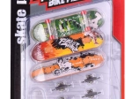 Set skatepark di 3 fingerboard con accessori
