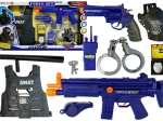 Set di gioco della polizia con suoni di sparo e accessori