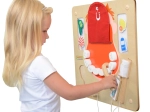 Masterkidz pannello sensomotorio da parete igiene orale Flex Montessori