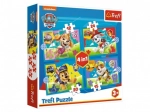 Puzzle 4v1 Paw Patrol Cani in Corsa