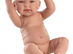 Llorens New Born bambina – bambola realistica neonato, corpo interamente in vinile 40 cm