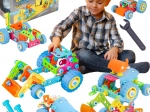 woopie kit di veicoli 6 in 1 STEM – set di costruzione creativo per bambini