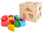 Cubo in legno a incastro