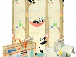 Grande tappetino educativo pieghevole in schiuma XPE 120 × 180 cm – animaletti panda