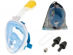 Maschera da snorkeling a pieno facciale L/XL blu