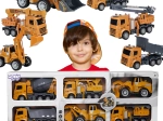 Woopie Grande Set di Veicoli da Costruzione 6v1