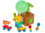 Stazione di lancio a palloncino con macchinine – orsetto aerodinamico, set educativo da 23 pezzi