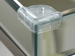 Protezione in plastica per angoli di vetro