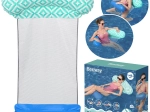 Bestway Comfort Plush amaca galleggiante da piscina gonfiabile con rete in mesh