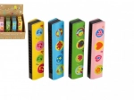 Armonica a bocca in legno per bambini 13 cm – vari colori