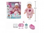 Bambola 35 cm beve e fa la pipì Tosia con accessori