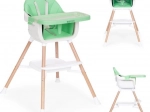 Seggiolone per bambini 2 in 1, verde, ECOTOYS