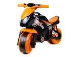 Bicicletta senza pedali per bambini GTX Racing arancione-nera