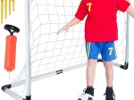 Porta da calcio per bambini con pallone e pompetta