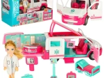 Ambulanza mobile con bambola e accessori