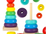 Torre arcobaleno in legno