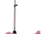 Monopattino rosa a tre ruote con ruote LED