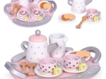 Set da tè in legno tazze teiera 15 pezzi ECOTOYS