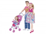 Bambola incinta con famiglia 30 cm