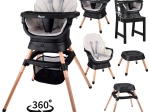 Seggiolone girevole multifunzione per bambini 6 in 1