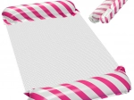 Lettino gonfiabile rosa per spiaggia e piscina