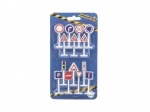 Segnali stradali – set educativo 14 pz, modelli in plastica 5,5 cm