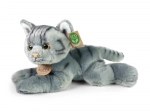 Rappa gatto di peluche ecologico grigio