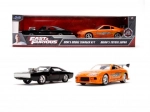 Confezione Doppia Fast & Furious Toyota Supra e Dodge Charger 1:32