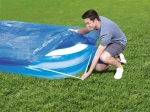 Bestway telo di copertura per piscina 262 × 175 cm