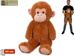 Scimmia di peluche 80 cm Plush Friends beige chiaro