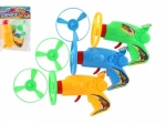 Elica volante con starter – pistola in plastica da 12 cm, colori assortiti