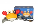 Granchio interattivo strisciante con musica via USB