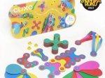 Clixo Rainbow costruzione magnetica 42 pz