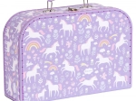 A Little Lovely Company set di due valigette in cartone per bambini con motivo di animali del bosco