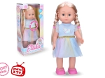 Bambola camminante Eliška 41 cm con vestito blu