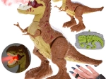 Dinosauro RC controllato da gesti e telecomando, luci, suoni e vapore