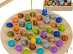 Gioco magnetico in legno pesca dei pesciolini