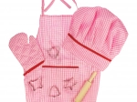 Bigjigs Toys set da cucina per bambini rosa