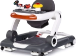Girello interattivo 4 in 1 per bambini CHIPOLINO Little Explorer, grigio